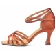 Sansha Alaia, ballroom dance shoes - Dark tan Sansha