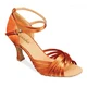 Sansha Ashley, ballroom dance shoes - Dark tan Sansha