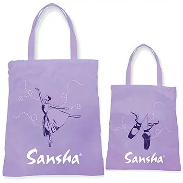 Sansha tote bag with dancer print for children