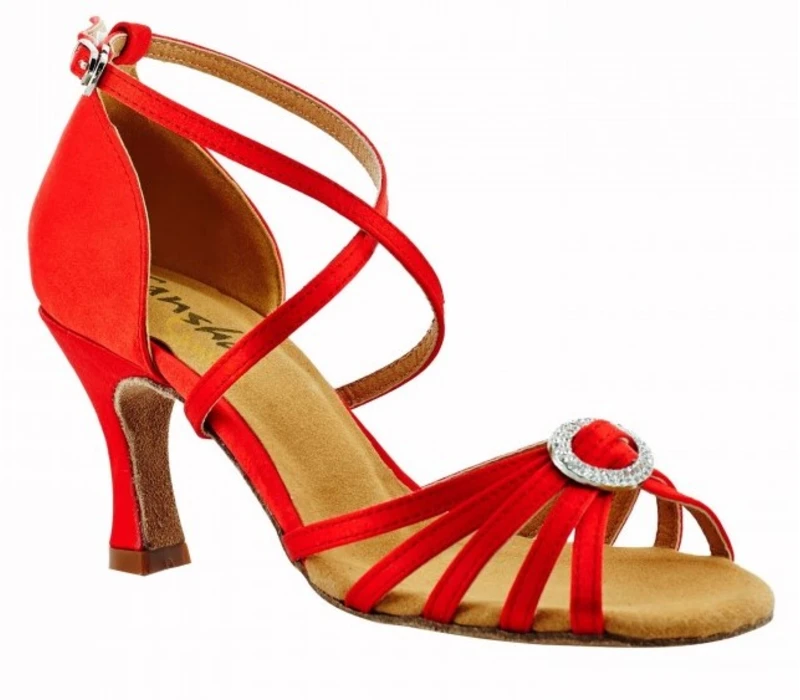 Sansha Barbara, Latin dance shoes - Red Sansha