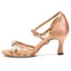 Sansha Barbara, Latin dance shoes - Light tan Sansha