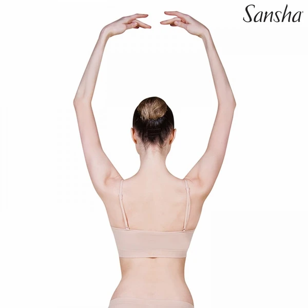 Sansha seamless beige bra 