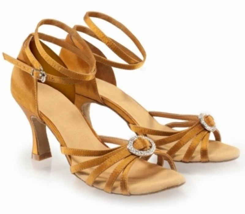 Sansha Dolores, latin dance shoes - Tan Sansha