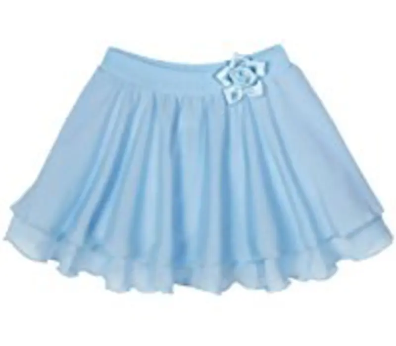 Sansha Kristie, two-layered ballet skirt - Pale blue Sansha