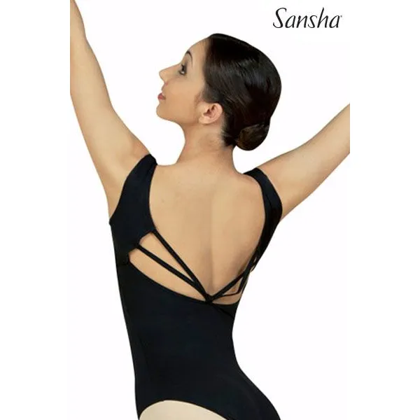 Sansha Perry, leotard with open back