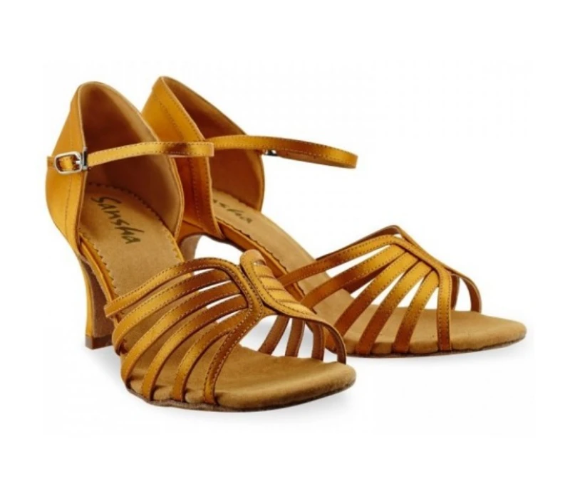Sansha Selia, ballroom dance shoes - Light tan Sansha