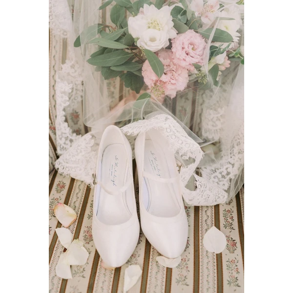 Sarah, wedding shoes