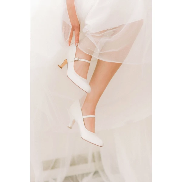 Sarah, wedding shoes