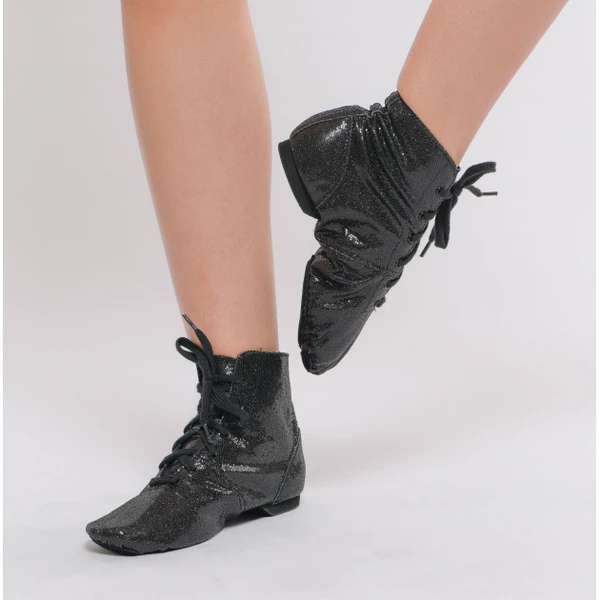 Shinny, glitter jazz boots for children
