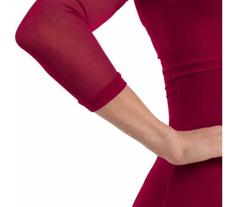 So Danca Anala, women's mesh top - Burgundy