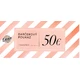 Gift card 50 €