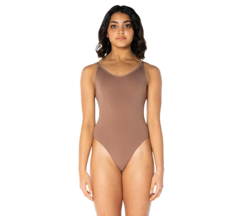 Dansez Vous, bottom leotard for ladies - Chocolate