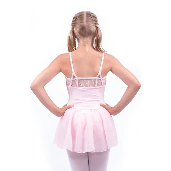 Capezio, thin strap leotard with lace