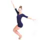 Capezio boatneck 3/4 sleeve leotard