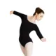 Capezio boatneck 3/4 sleeve leotard