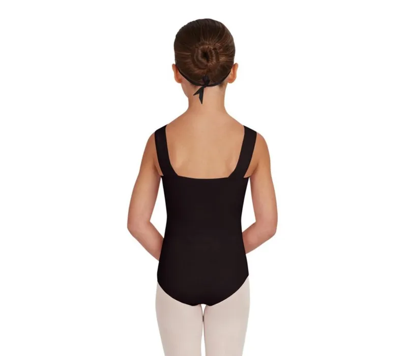 Capezio Wide Strap Leotard for children - Black