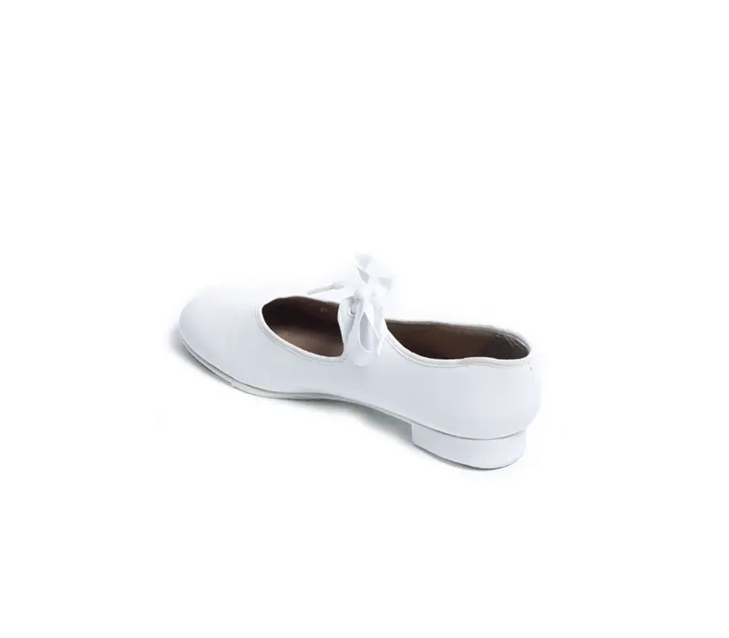 Capezio PU JR. Tyette tap shoes - White