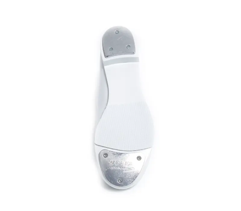 Capezio PU JR. Tyette tap shoes for children - White