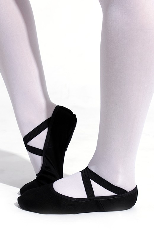 elasticated ballerina slippers