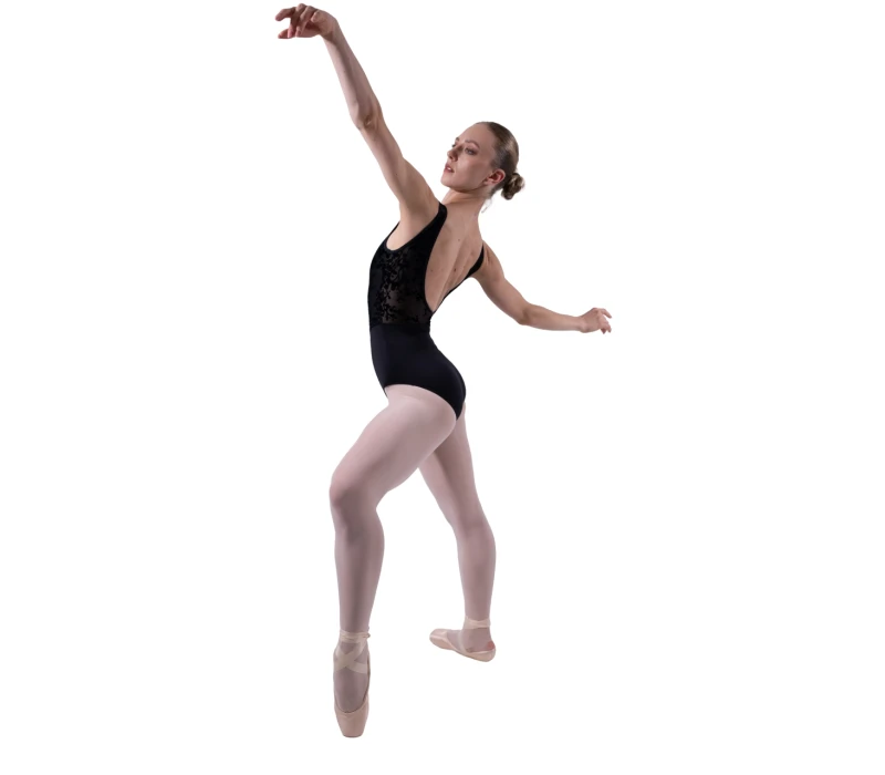 Capezio Cristóbal, women's leotard with wide straps - Black