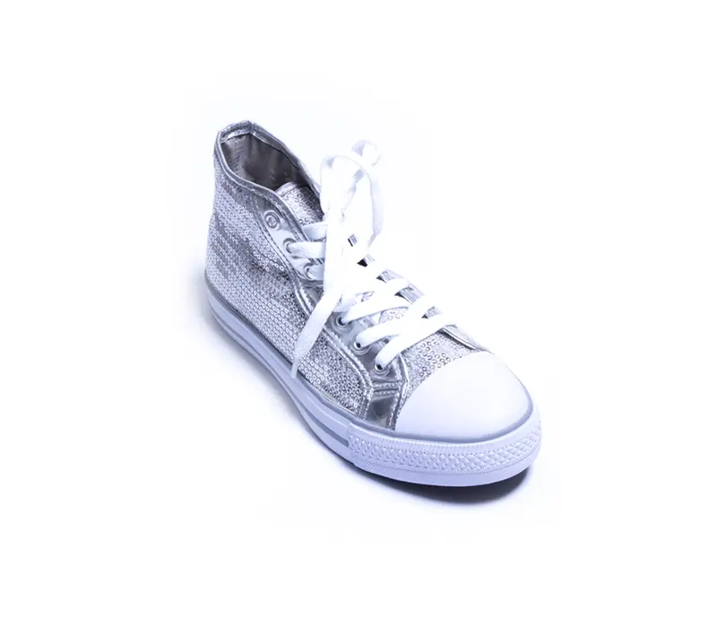 Dansez Vous Vulcanize, hip hop sneakers - Silver