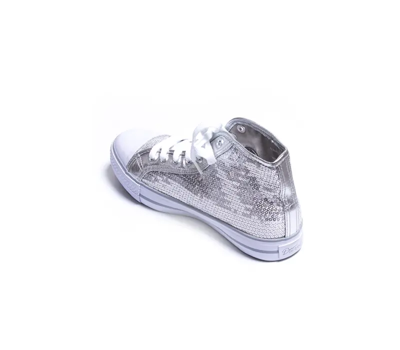 Dansez Vous Vulcanize, hip hop sneakers - Silver